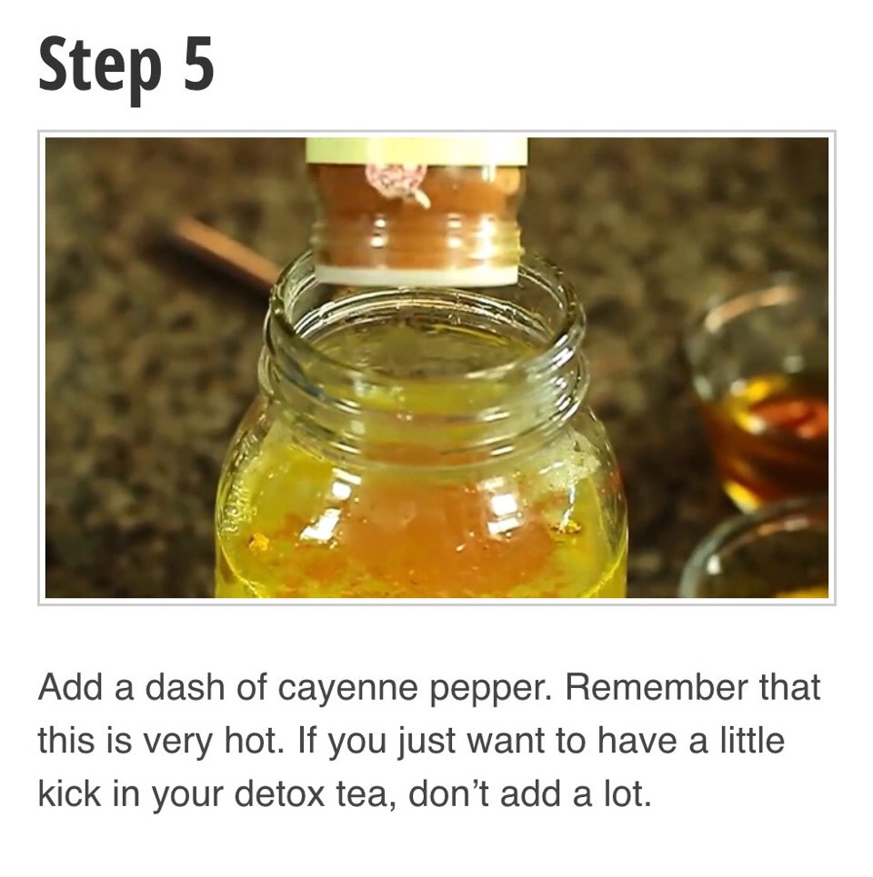 Fat Burning Detox Tea Recipe. ☕️