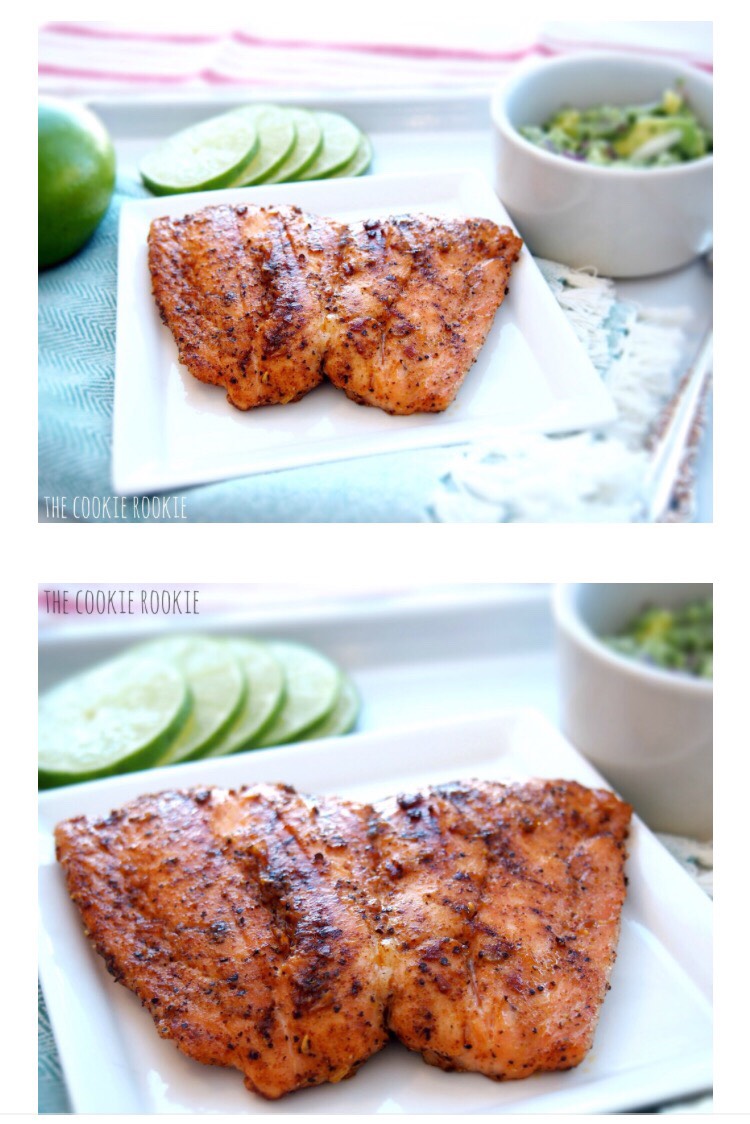 Grilled Salmon With Avocado Salsa!!
