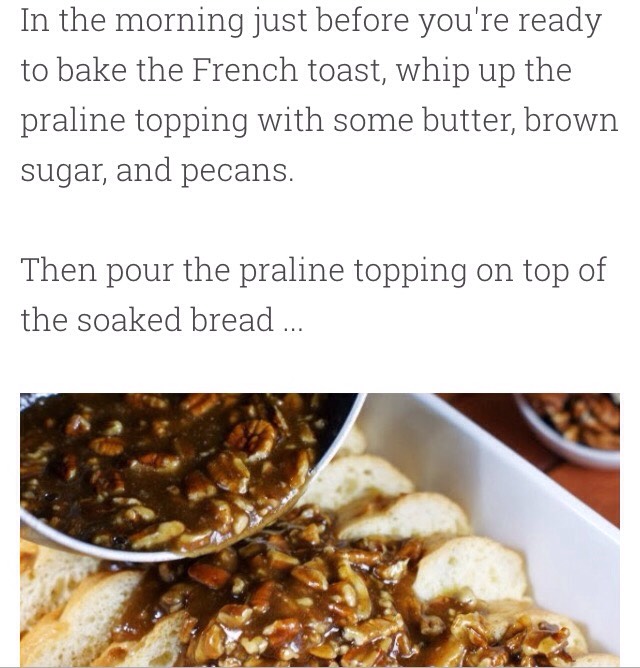 Overnight Prailine French Toast