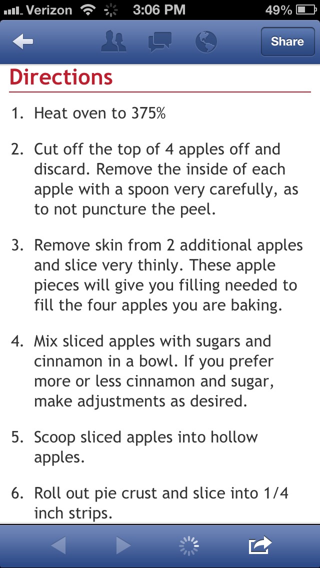 Apple Pie In An Apple 