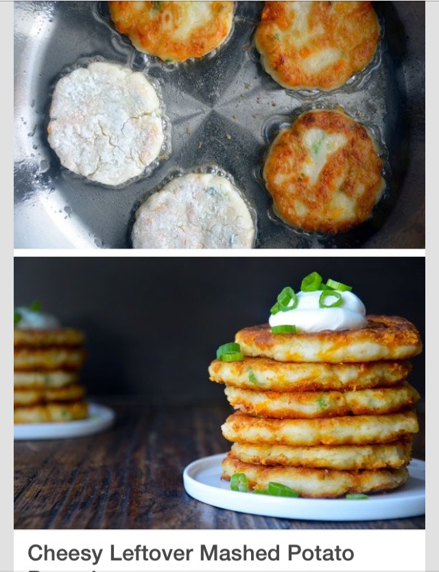 Yummy Passed Potatoes Cheese Patties. 