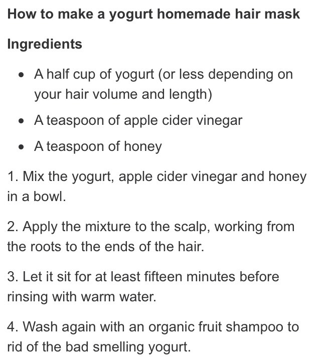 DIY Hair Masks That Make Your Hair Grow Longer And Healthier💆💁