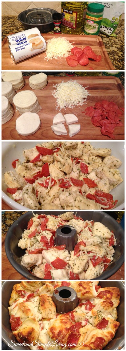 Easy Pull Apart Pizza Bread Favorite Recipe) 🍕🍕🍕