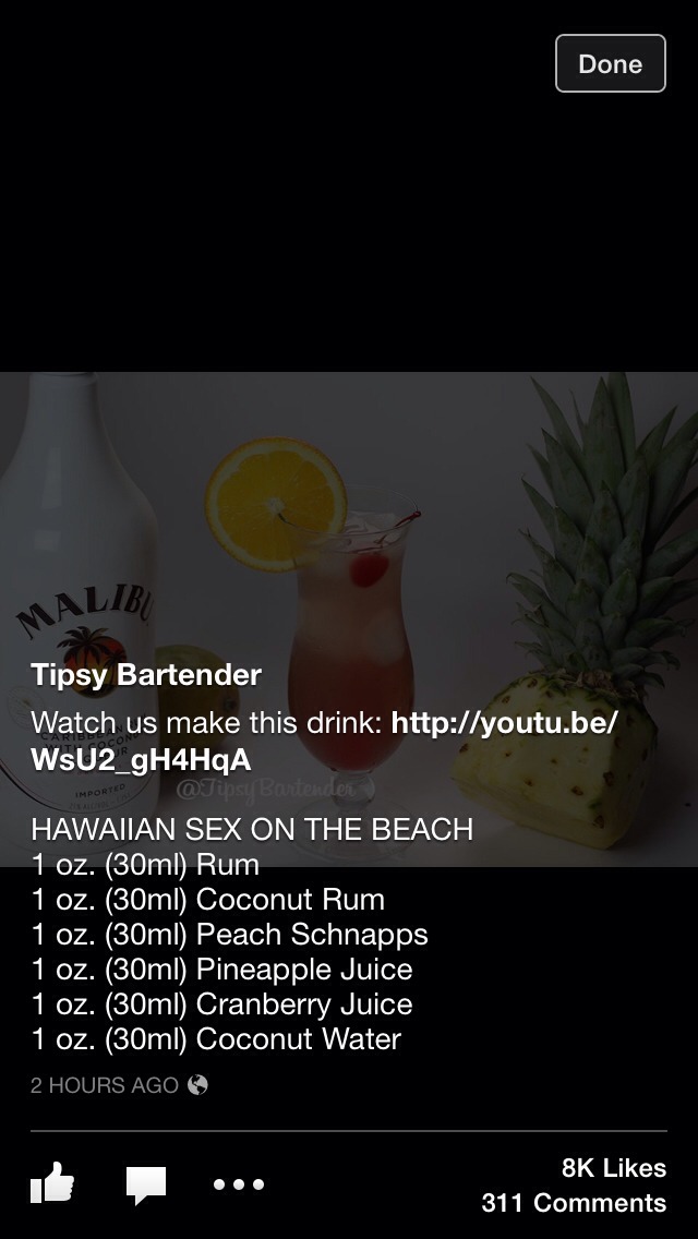 🍹Hawaiian Sex On The Beach🍹