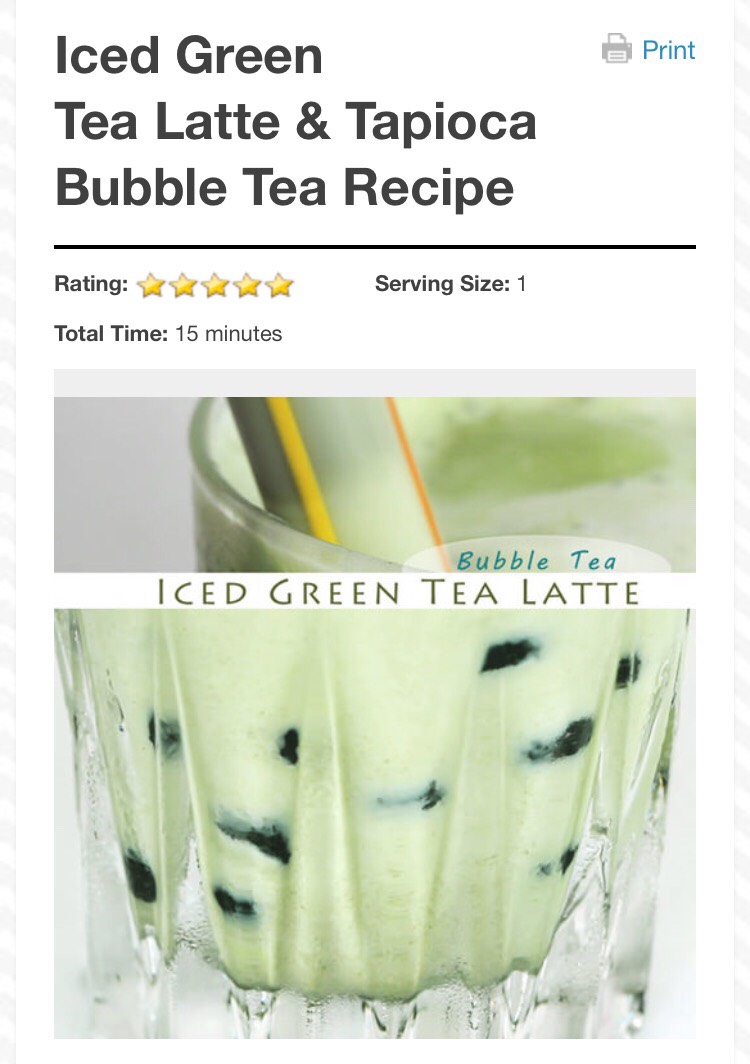 💚Iced Green Tea Latte💚