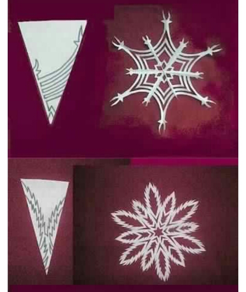 DIY PAPER SNOWFLAKES