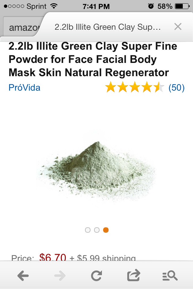 😜 Natural Deep Clean Facial Mud Mask 😜