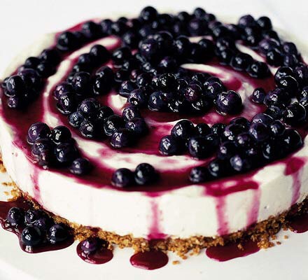 Blueberry cheesecake