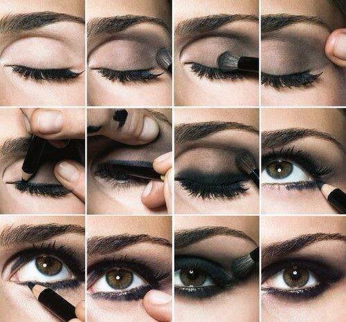 A beautiful classic smokey eye. 