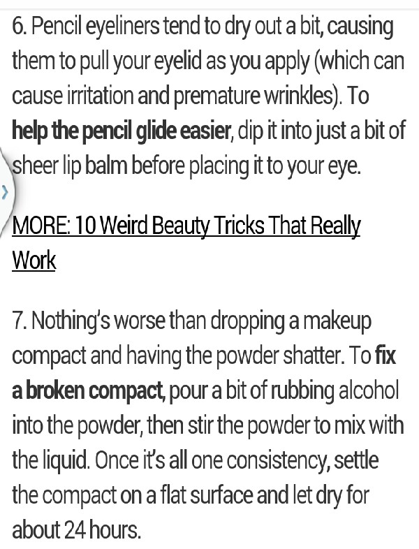 10 Weird Makeup Tricks That Really Work!