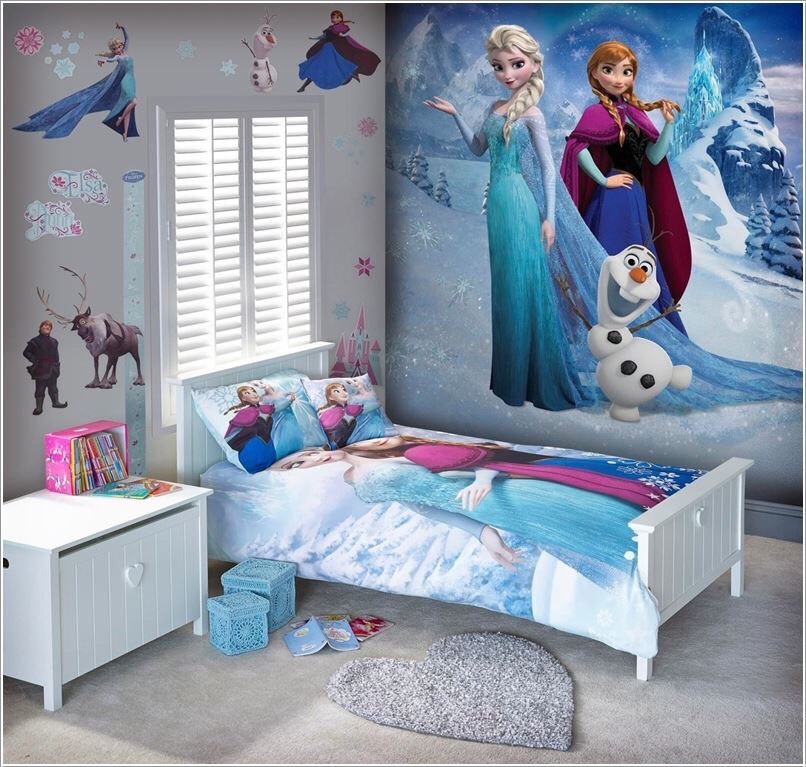 Frozen Movie Inspired Kids Bedroom Ideas