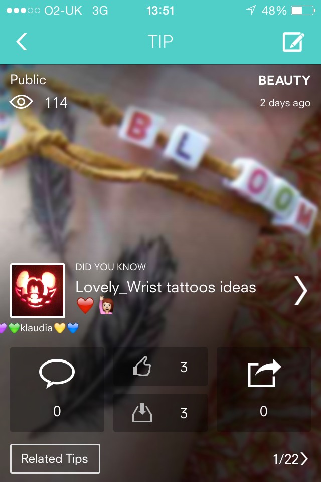 If your still stuck and not sure what tattoo to do then you can check out my other tip called lovely_wrist tattoos ideas.