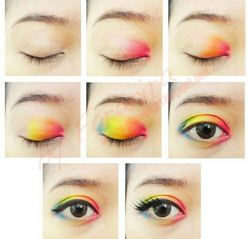 Bold, Fun, And Colorful Eye Makeup Tutorials β€ππππ