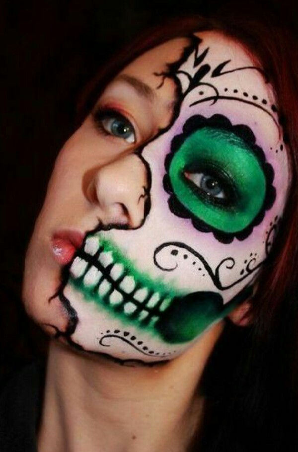 Sugar Skull Makeup Tutorial!! Just In Time For Halloween!! #tipit
