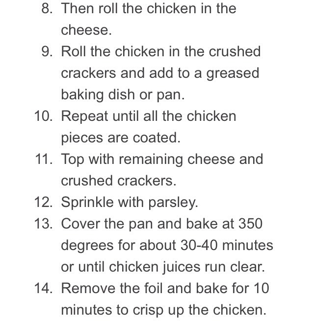 Crispy Cheddar Chicken Bake!
