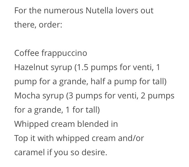 💟❕35 Secret Starbucks Drink You Didn't Know You Could Order❕💟