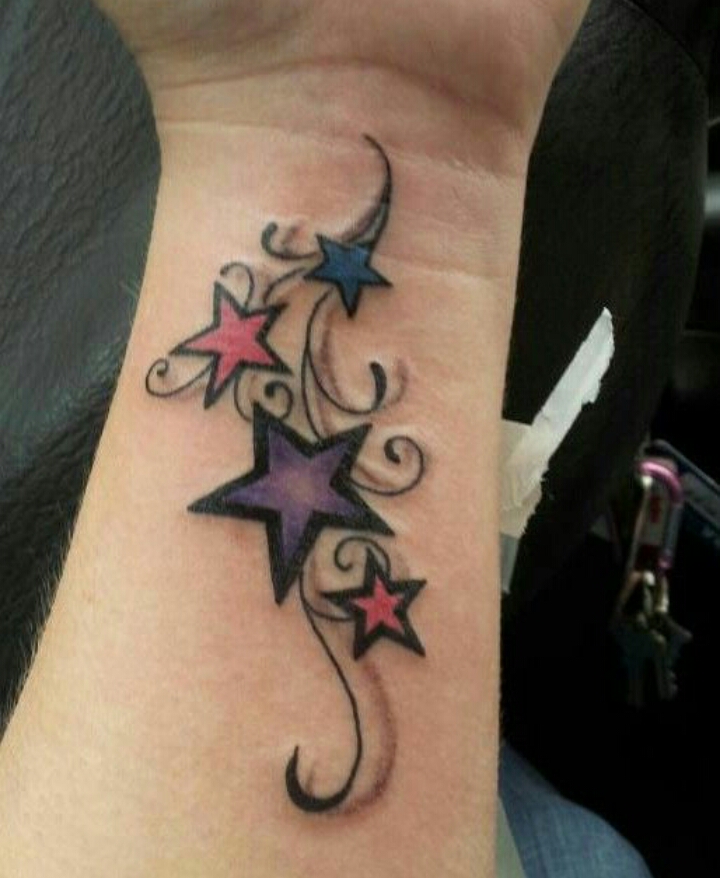 Beautiful Star Tattoos For Women! !!