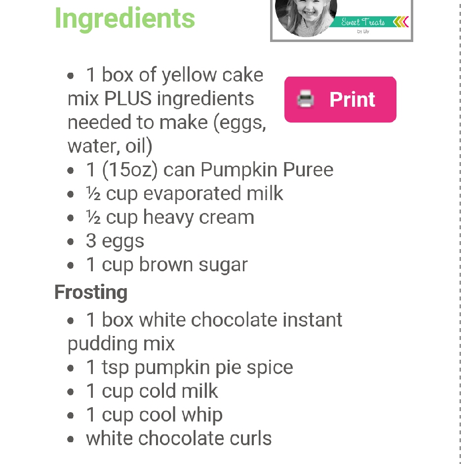 Magic Pumpkin Cake!!