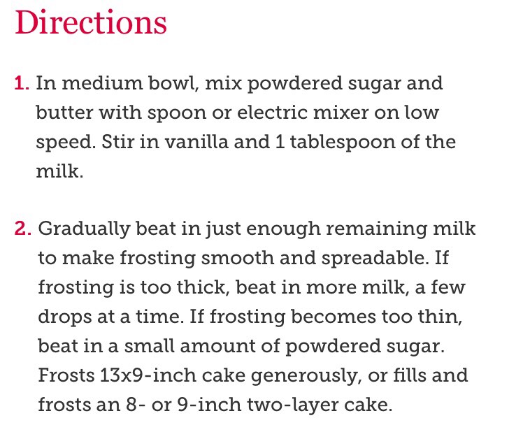 Vanilla Buttercream Frosting 