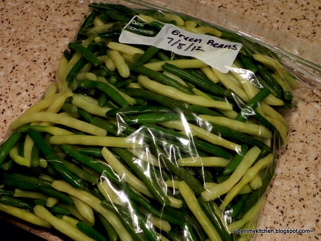 Remember to label the bags and include the date!