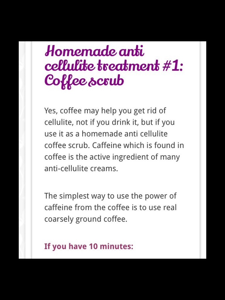 Coffee Scrub Treatment 