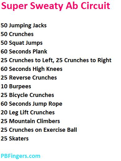 Abdominal Workout Challenges