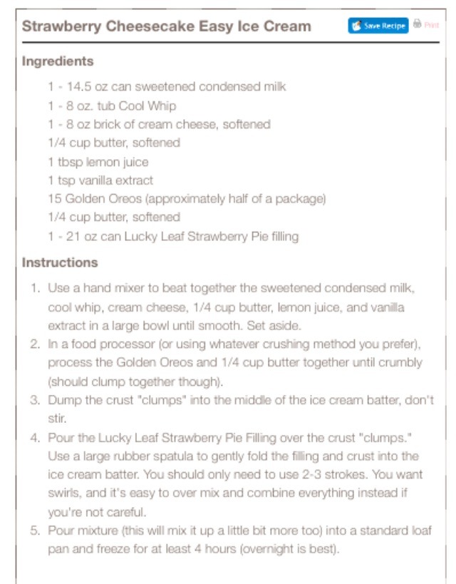 " Easy Delicious Strawberry Cheesecake Ice Cream"🍦