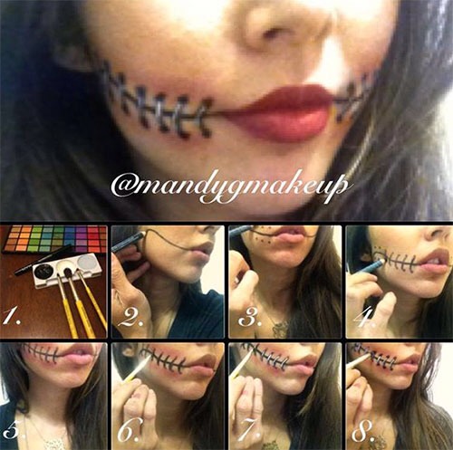 Easy Halloween Makeup Tutorials! #HalloweenTip