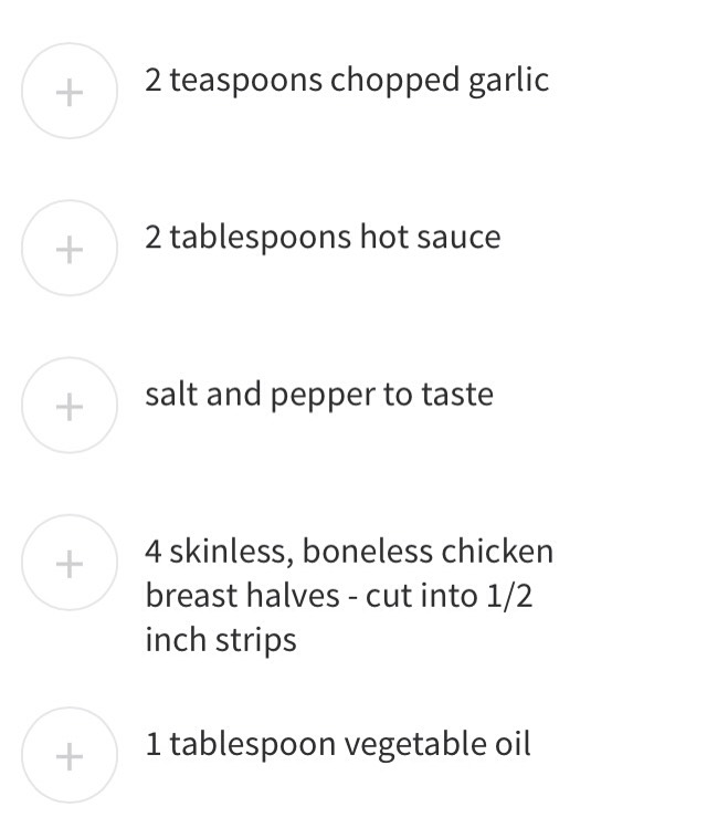 Ingredients
