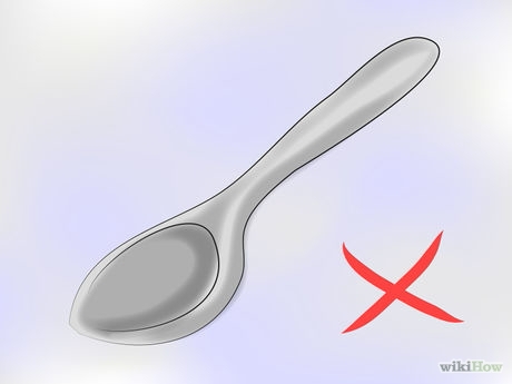 Do not use a metal bowl or spoon. Metal can react negatively to the vinegar.