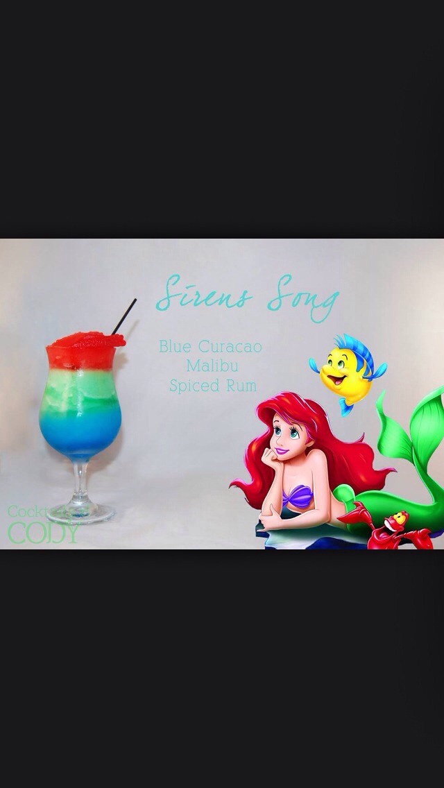Disney Inspired Cocktail Drinks. Created By Cocktails By Cody. 
