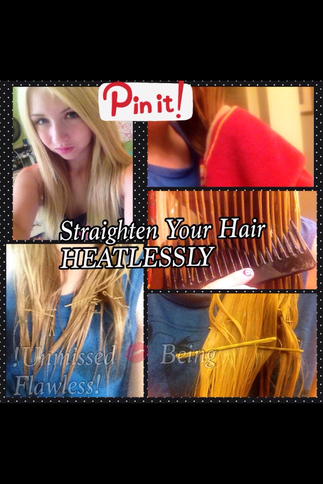 😍❤️straighten your hair Heatlessly!❤️😍