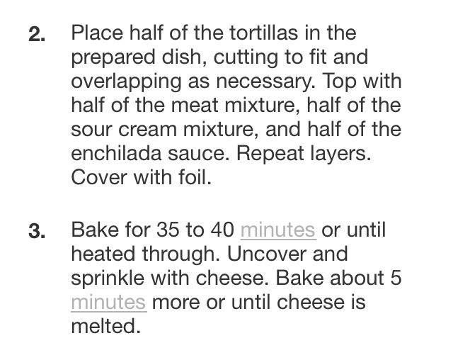 Bean & Beef Enchilada Casserole Recipe