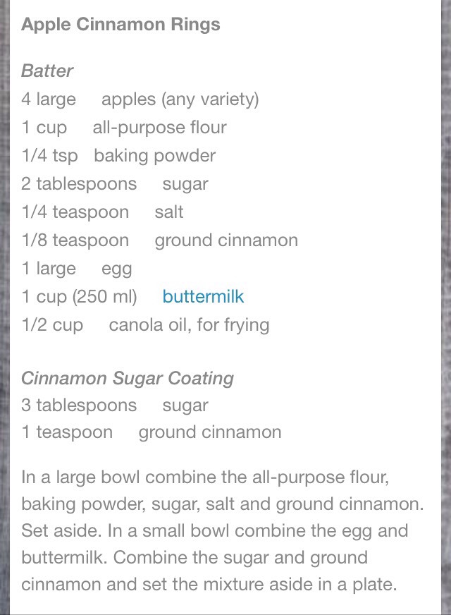 🍎🍏Apple Cinnamon Rings🍏🍎