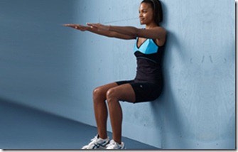 45 second wall sit