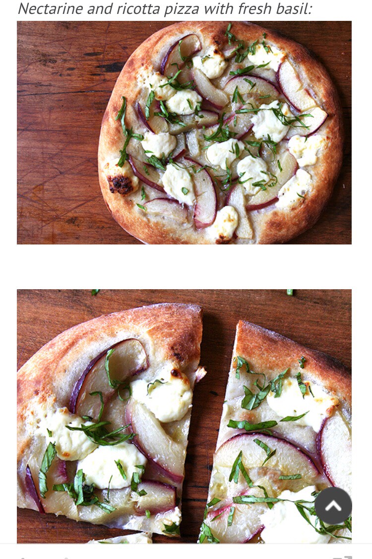 Pizza Margherita, Homemade Tomato Sauce And Homemade Ricotta.