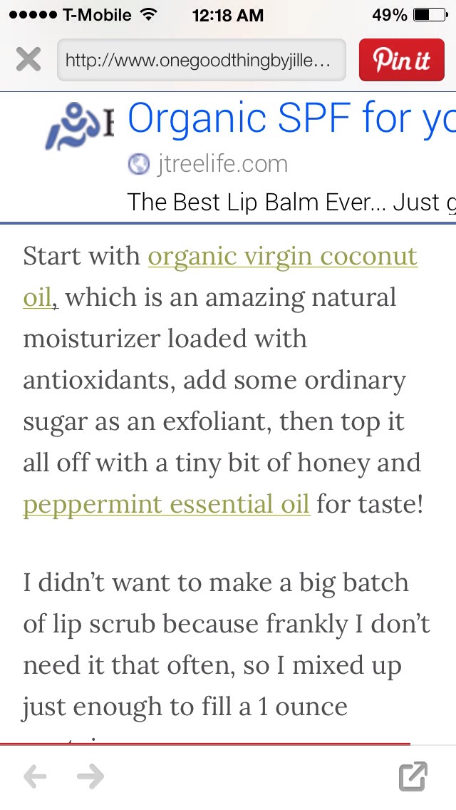 💥🎀Edible Peppermint Lip Scrub DIY💜💛💙 Like 4⃣ More!👍👍