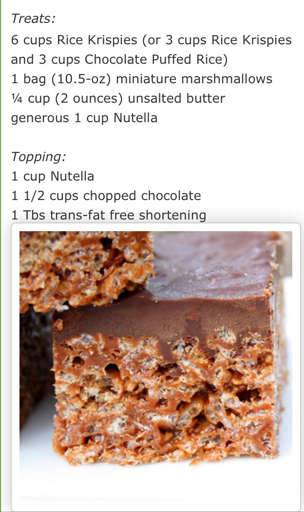 Everything Nutella - Nutella Treats