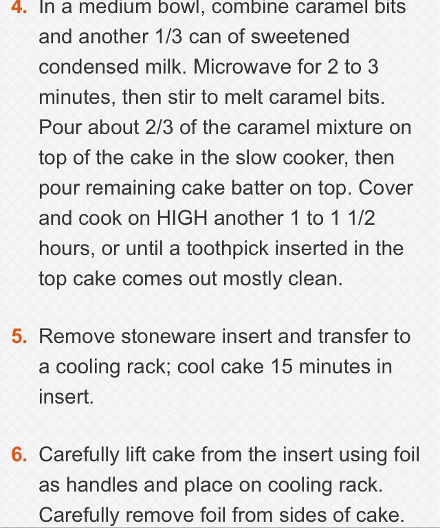 SLOW COOKER TURTLE UPSIDE-DOWN CAKE