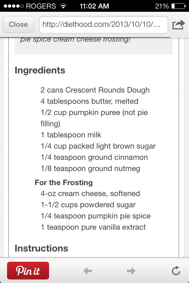 Pumpkin Pie Cinnamon Rolls!