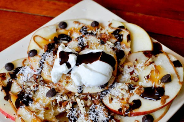 Apple nachos 