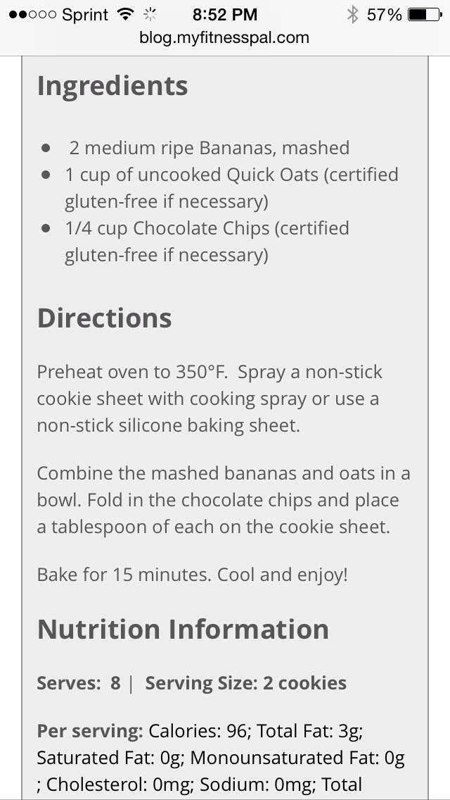 Oatmeal Chocolate Chip Breakfast Cookies 