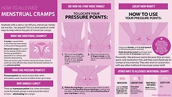 Use pressure points located on your back to relieve pressure on the uterus.