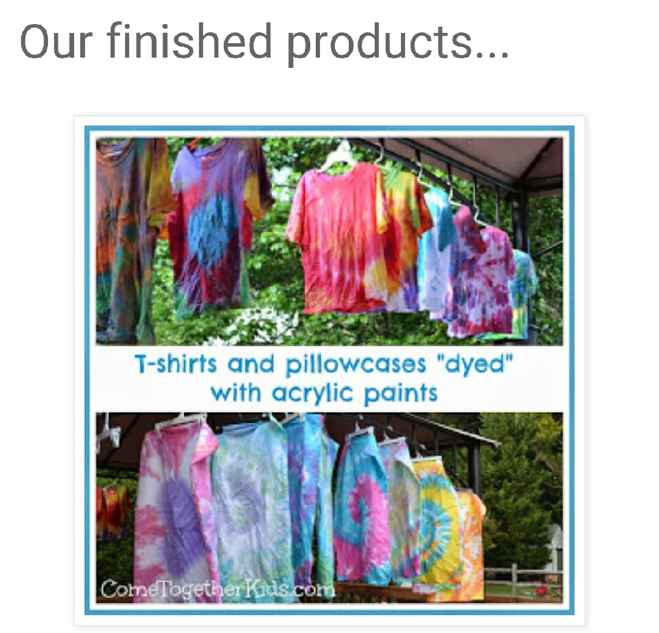 Tye Dye With Acrylic Paint!!
