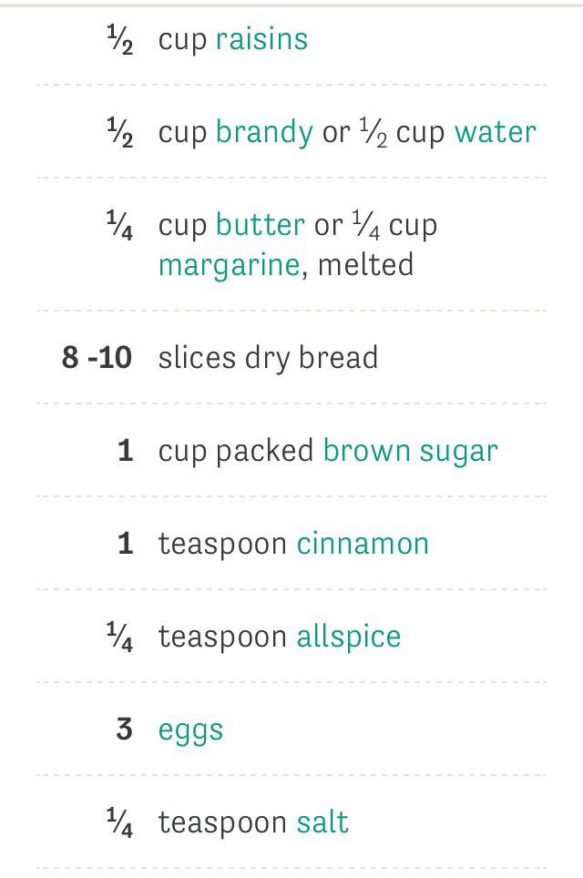 Bread Pudding 