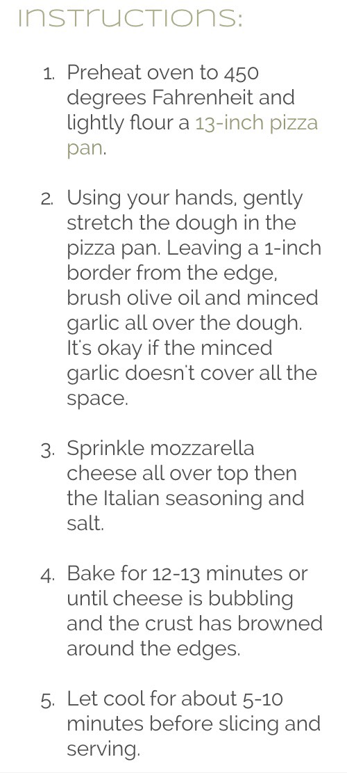 White Pizza Recipe 