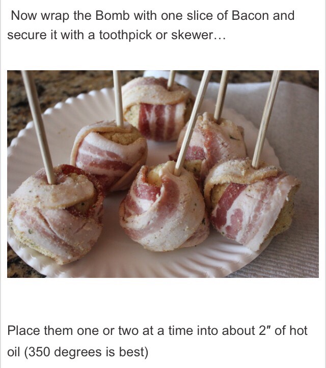 Mashed Potato Bacon Bombs! 😋👌💣