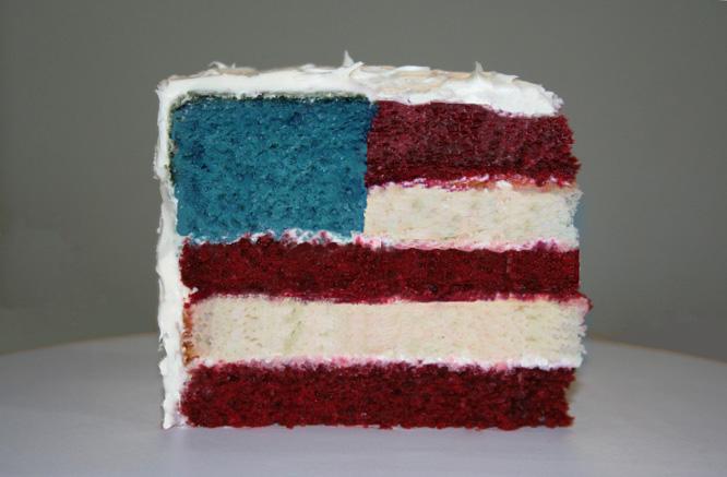 American Flag Cake Directions