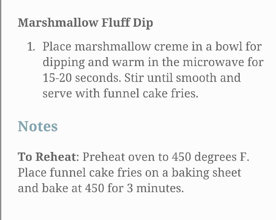 Funnel Cake Fries With Marshmallow Creme Dip!