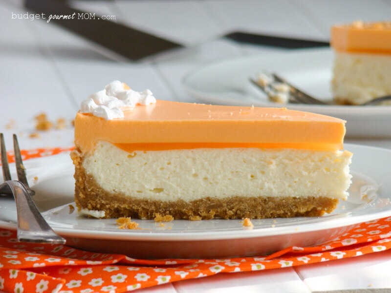 Orange Creamsicle cheesecake